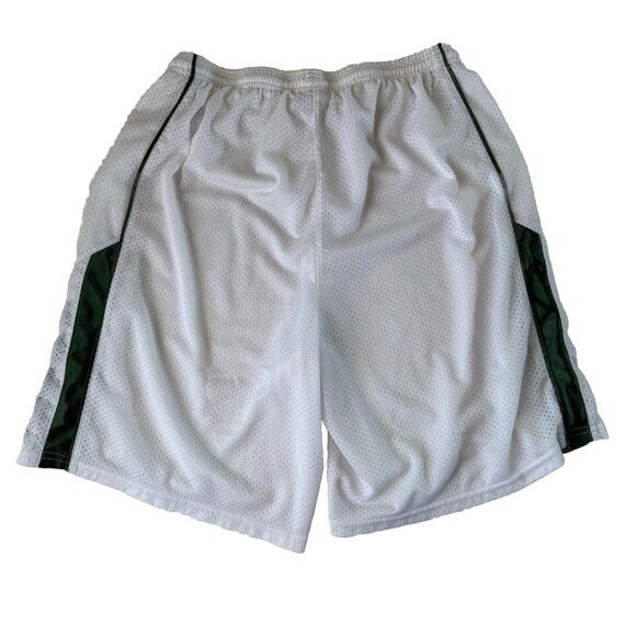 BRINE REIGN ON White With Green Accents Drawstring Athletic Shorts Small ? - Picture 2 of 10